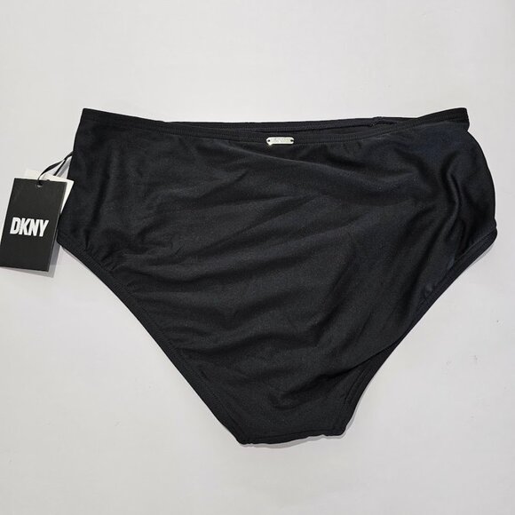 DKNY Stretch Full Coverage High Waisted Bikini Bottom - Picture 6 of 11